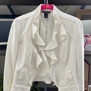 White House Black Market cropped jacket